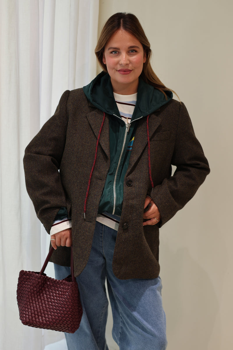 SOLVEJ WOOL BLAZER brown