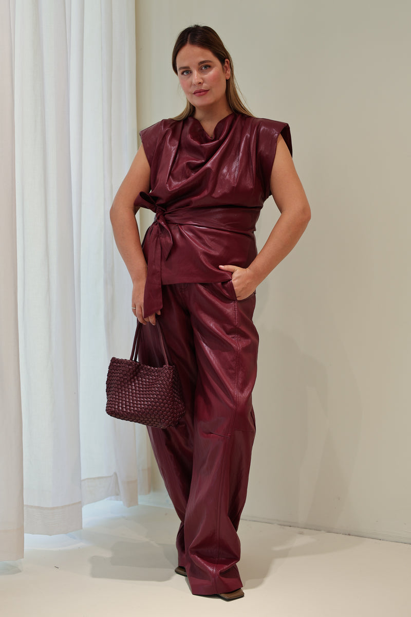 GittCC Pleat Top - Rood