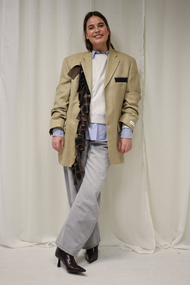 CF Fringe Blazer - Beige