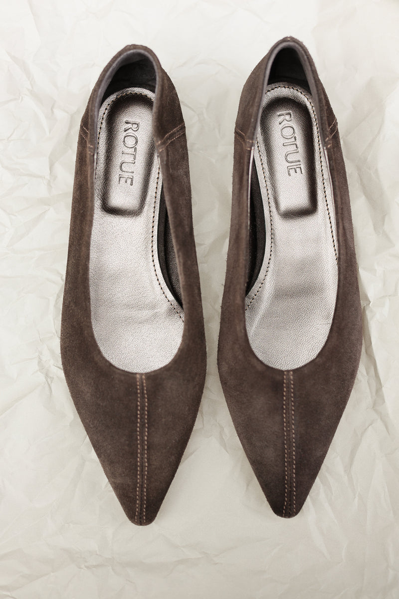 Rotue Snooze balerina suede