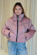 NEBULA Short Puffer Jacket - Dusk