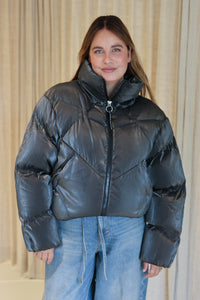 NEBULA Short Puffer Jacket - Urban Slate
