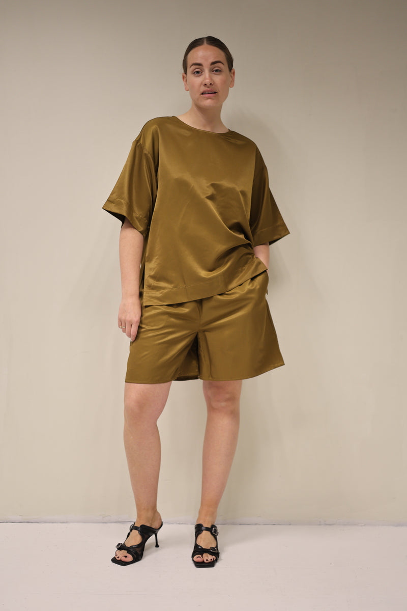 Talua oversized top - Bruin