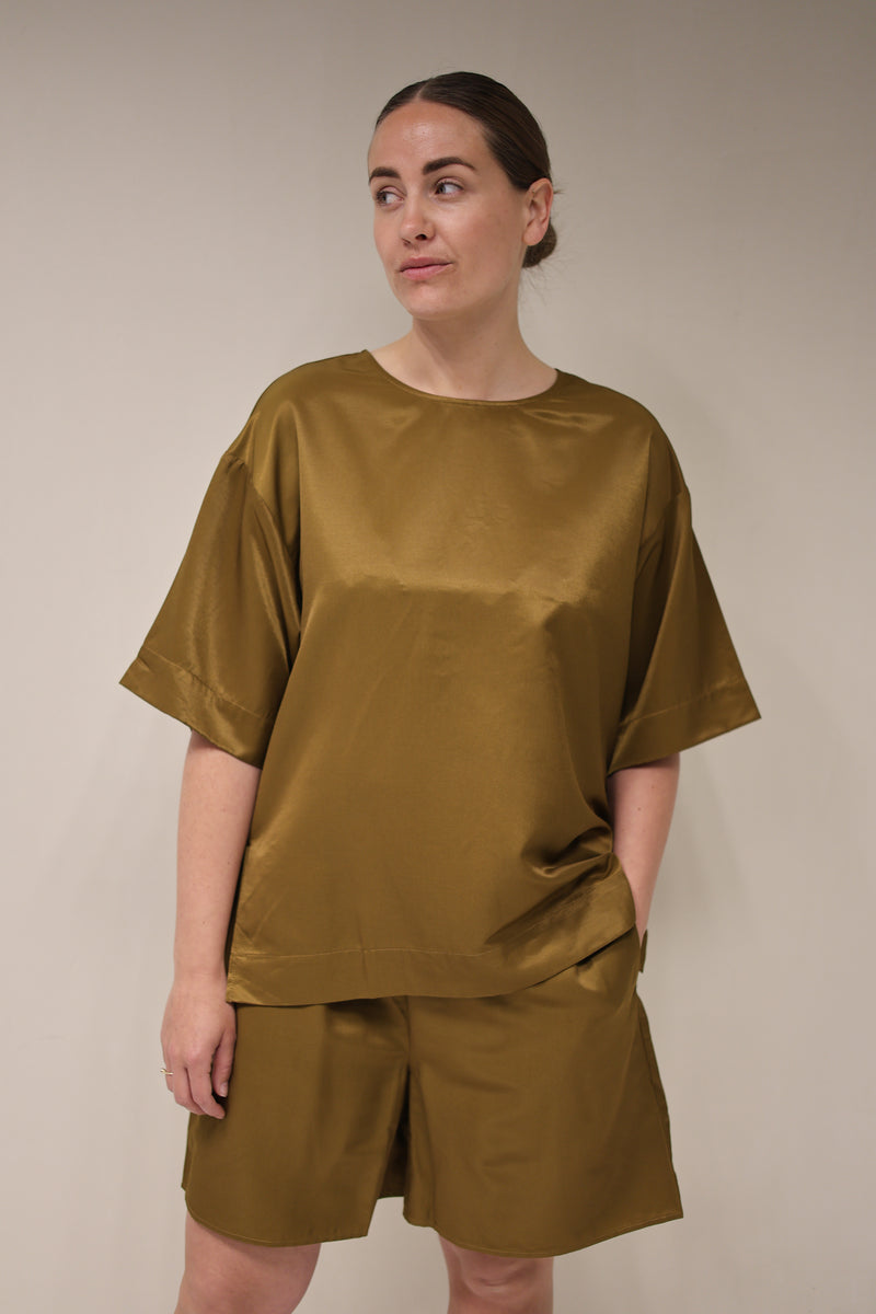 Talua oversized top - Bruin