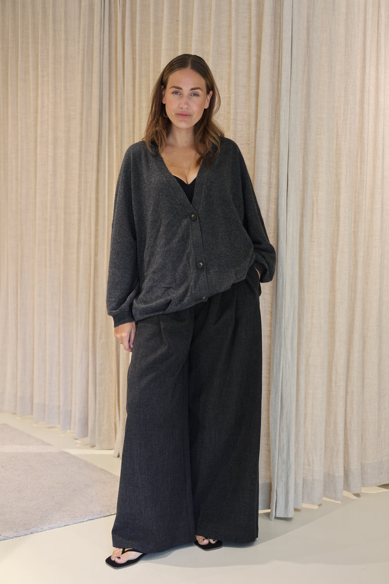 D_CARDIGAN ARRAN CARDIGANS - Grijs