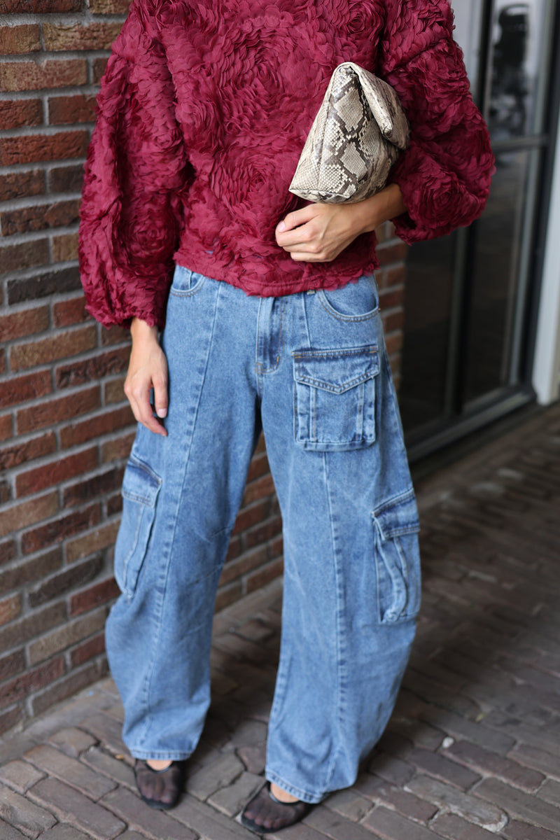 Cargo Jeans - Blauwe Jeans