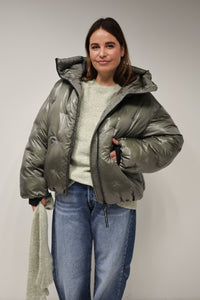 Alta short puffer - Groen