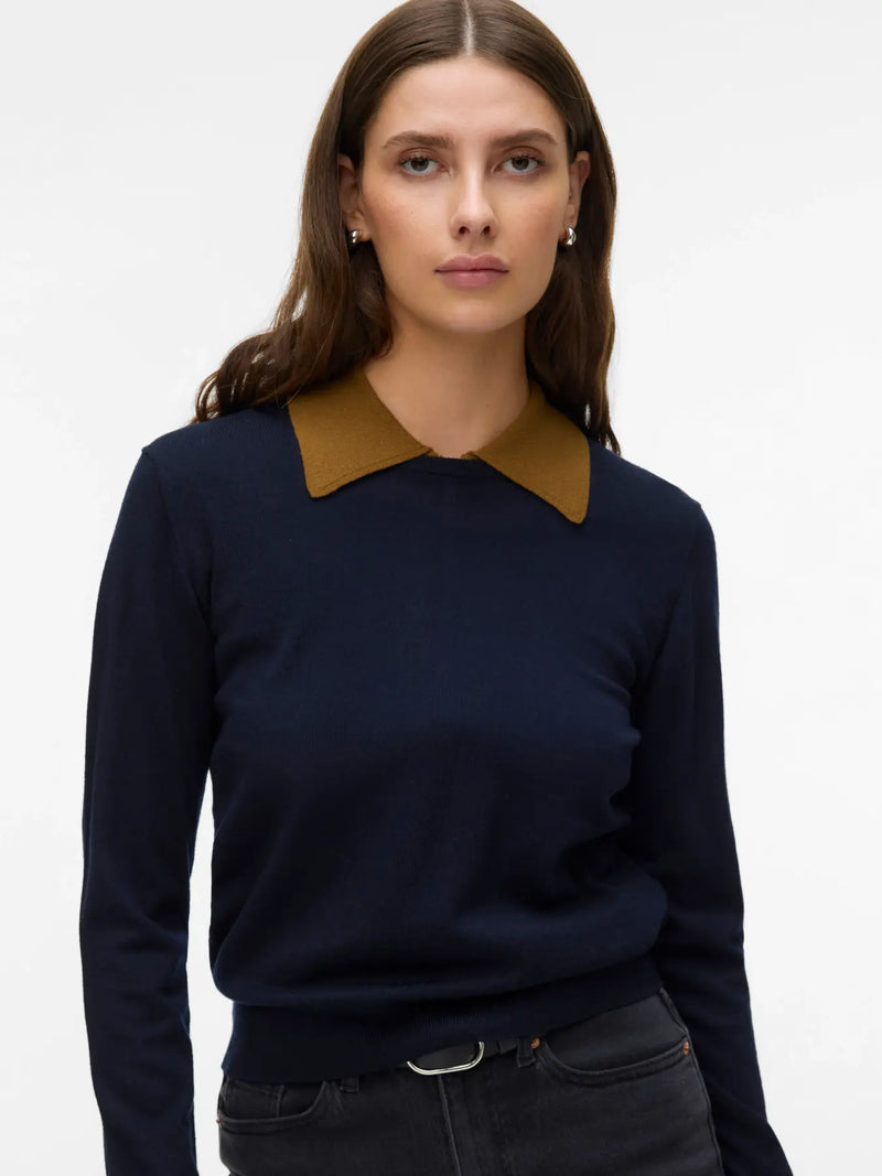 AWCARA LS O-NECK WOOL PULLOVER