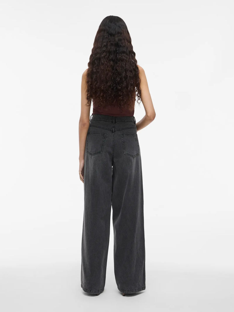 ROUMORA HW WF F/L RELAXED JEANS
