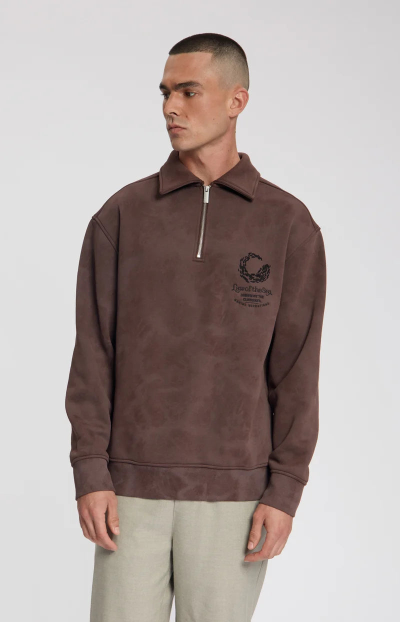 NORTH SWEAT POLO - Brown
