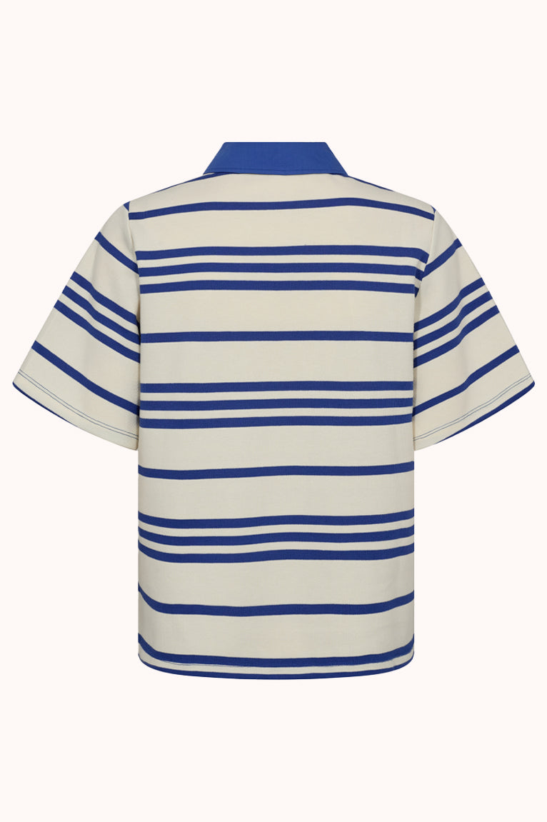 LennonCC Stripe Polo Tee