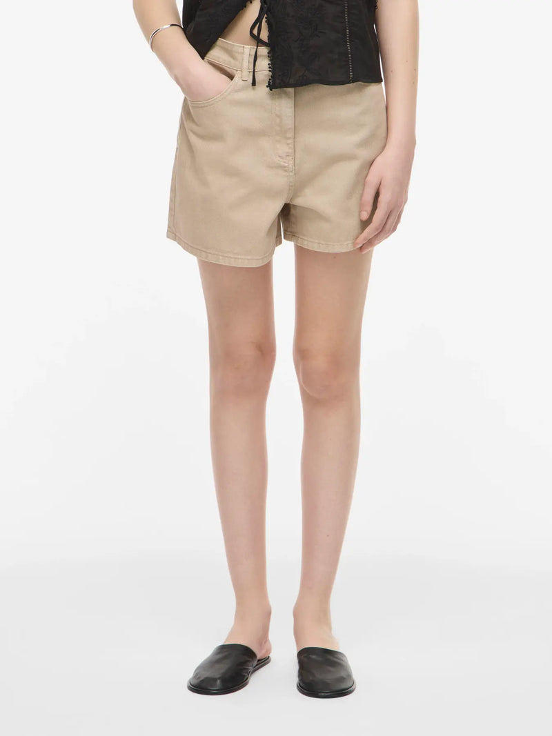 ROUJOLIE NOMA HW WF DENIM SHORTS