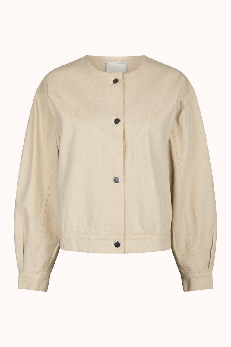 Mavis Denim Jacket - Ecru