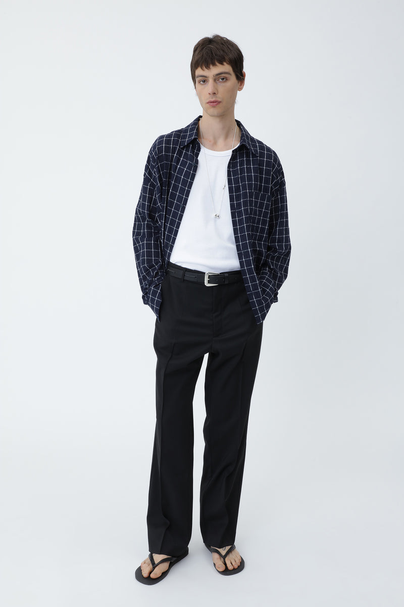 MAZA CHECK SHIRT - Blauw dessin