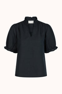 Odesa Linen Blouse - Donker Blauw