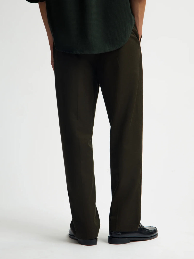 Regular Pleated Pant kombu