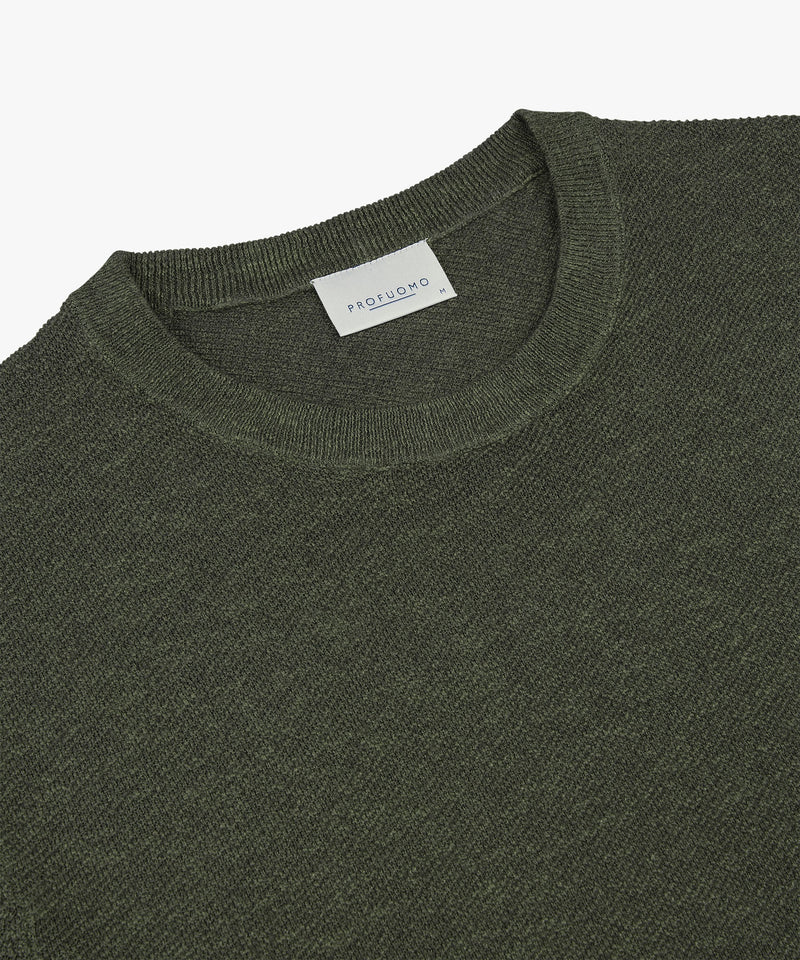 T-SHIRT CREW NECK SS GREEN