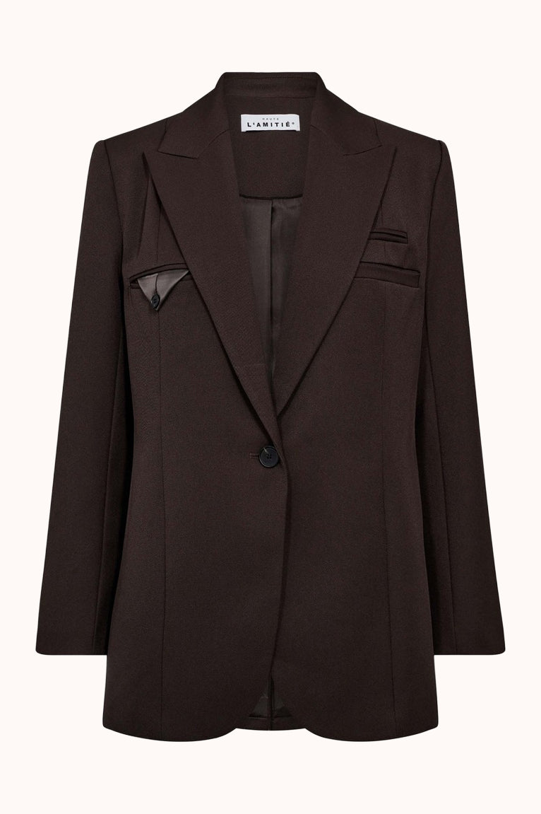 Premiere single blazer - Bruin