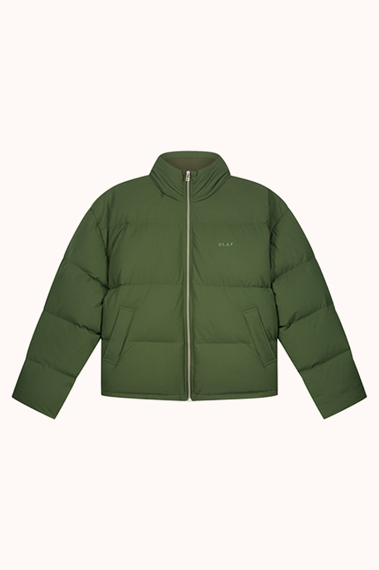 RIPSTOP PUFFER JACKET - Groen