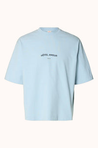 SLHBOXYLIAM SS O-NECK TEE HOTEL AMOUR