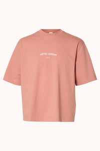 SLHBOXYLIAM SS O-NECK TEE HOTEL AMOUR
