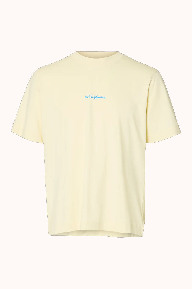 SLHELIAS SS O-NECK TEE HOTEL AMOUR