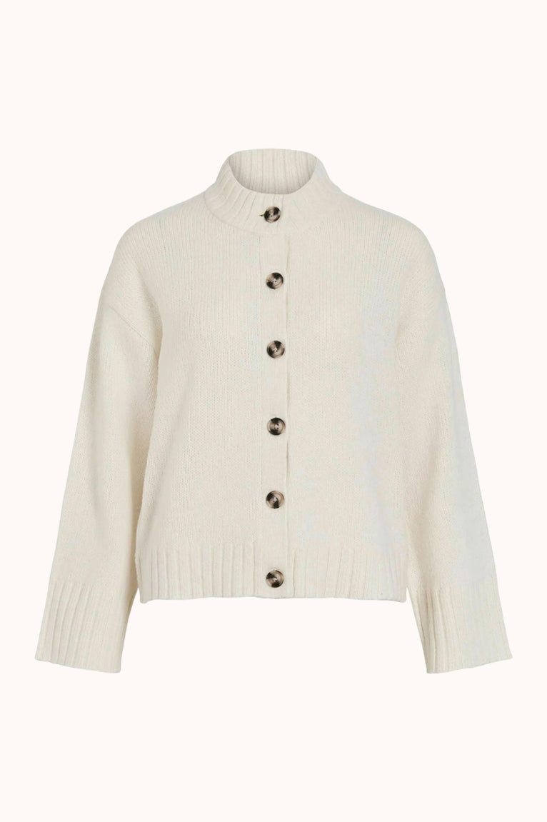 VIBIBBI L/S O-NECK KNIT CARDIGAN