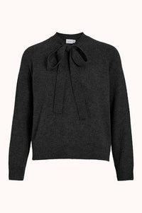 VIFOLLY HIGHNECK L/S TIE KNIT TOP/R