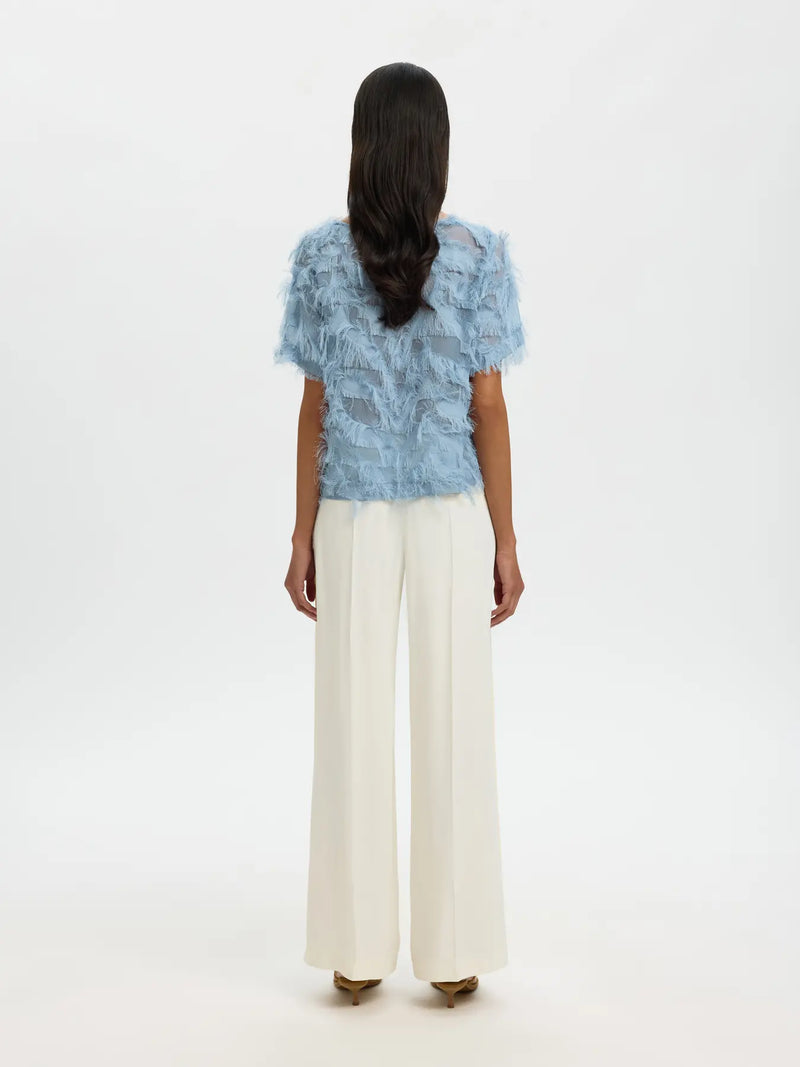 SLFMYLINE SS BOAT NECK TOP