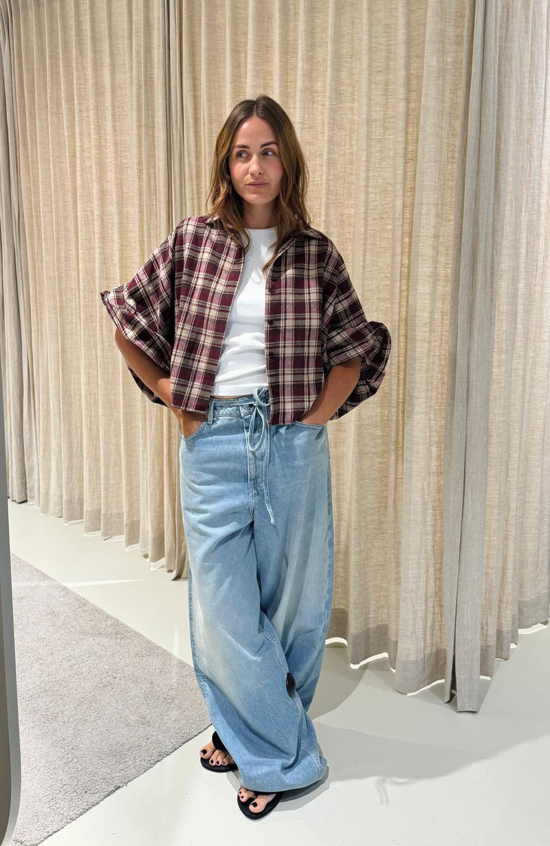 Flannel Blouse - Rood