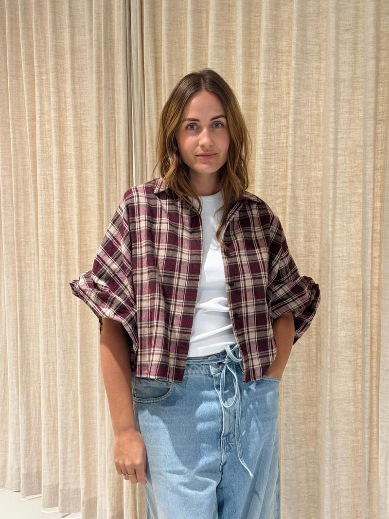 Flannel Blouse - Rood