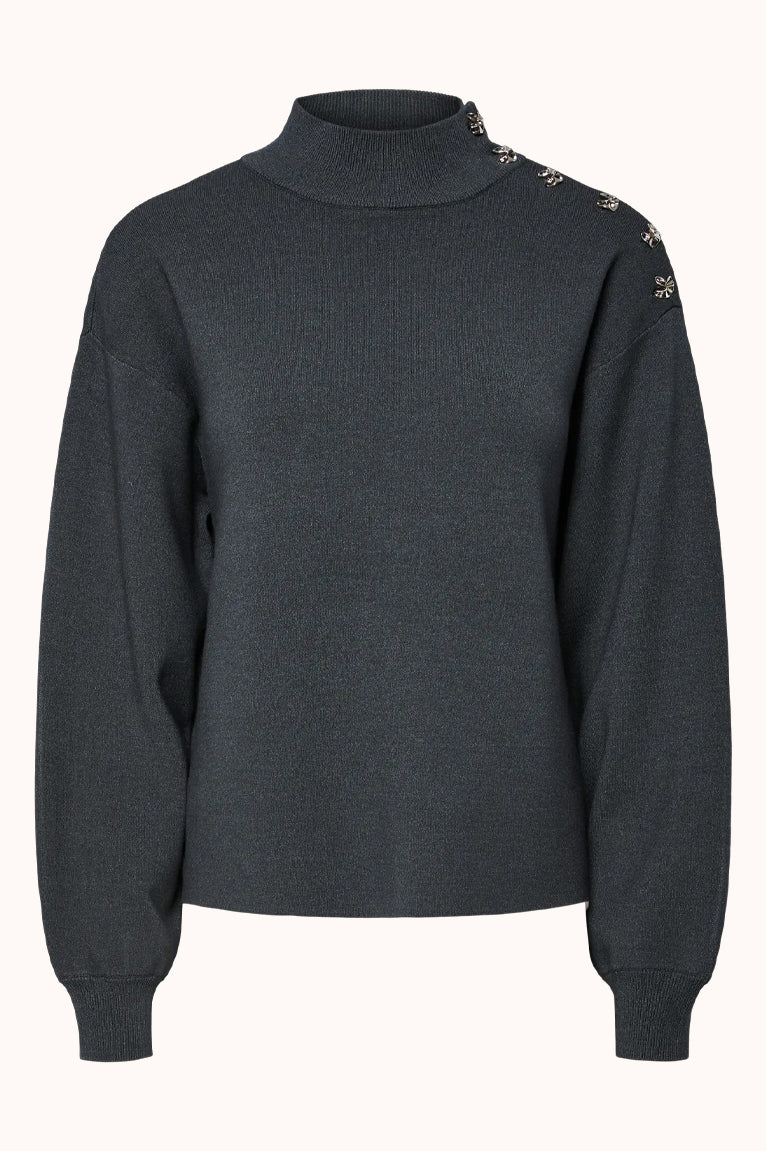 YASHAMA LS PEARL KNIT PULLOVER