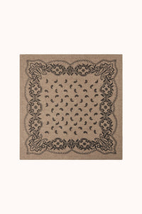 Adelina Paisley Scarf - Beige Melange