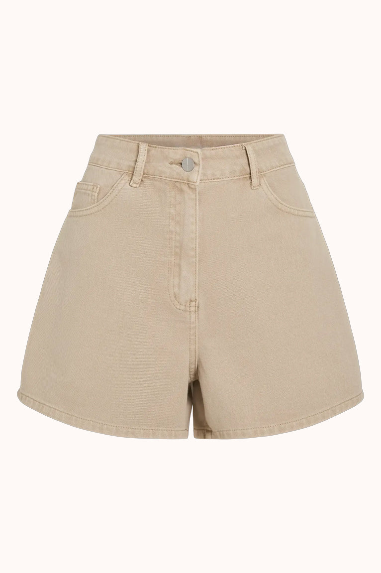 ROUJOLIE NOMA HW WF DENIM SHORTS