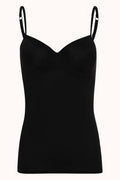HANRO TOP - ALLURE PADDED BRA - ZWART