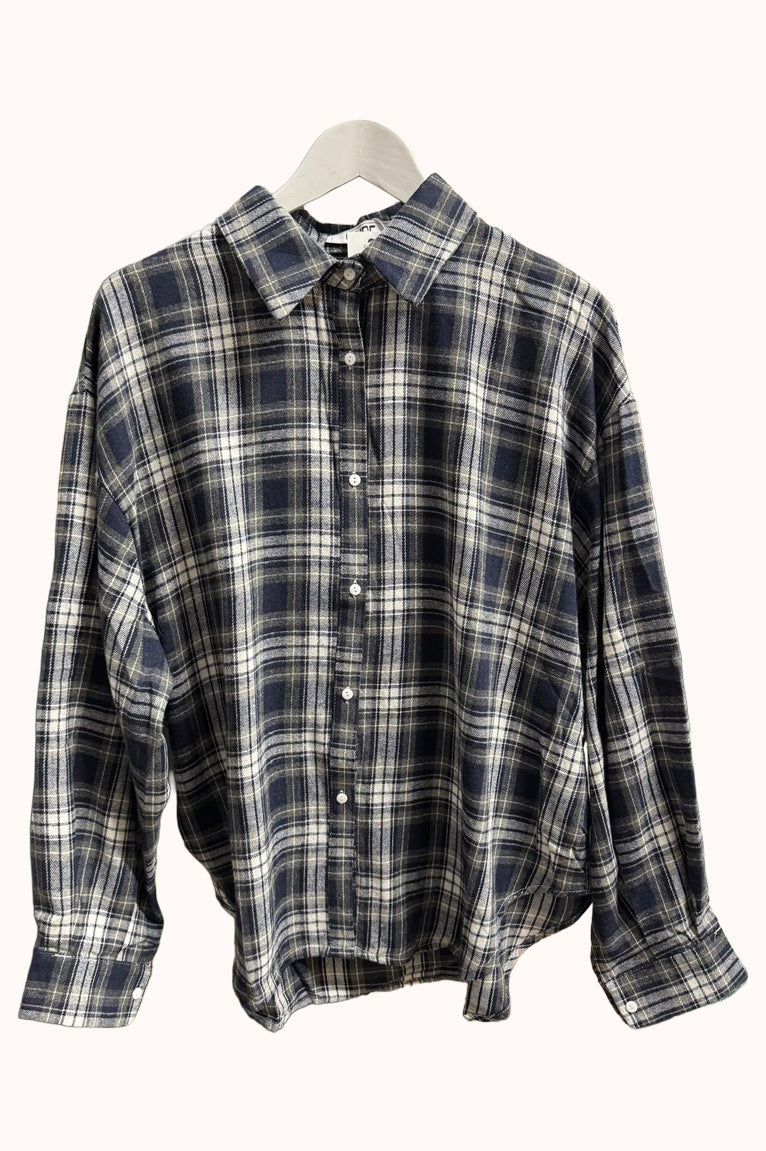 Anne Checked Blouse - Blauw