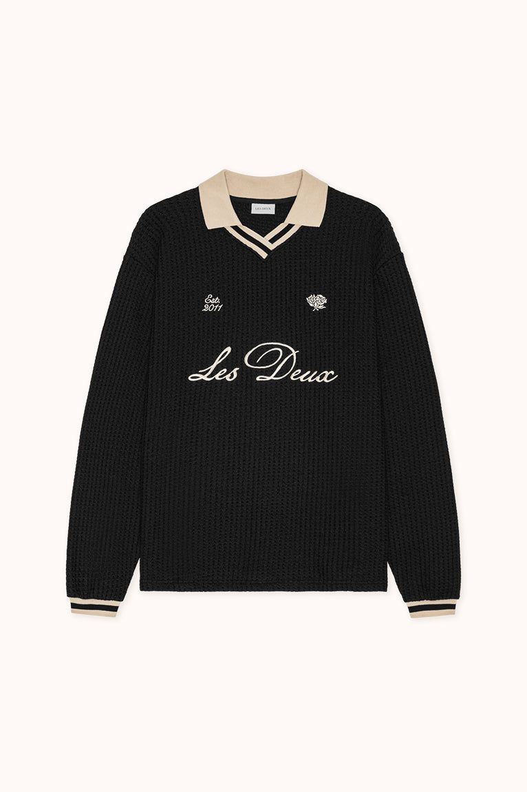 LS FOOTBALL JERSEY - Zwart
