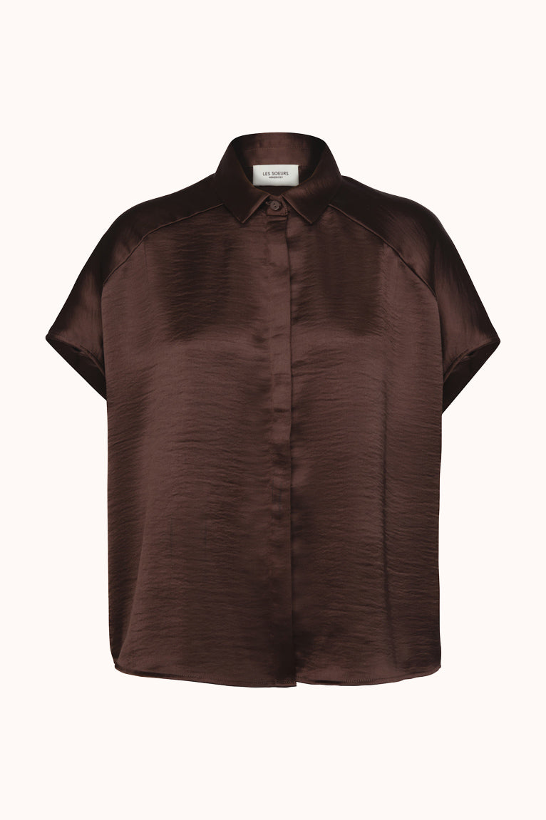 AIKO sleeveless blouse - Bruin