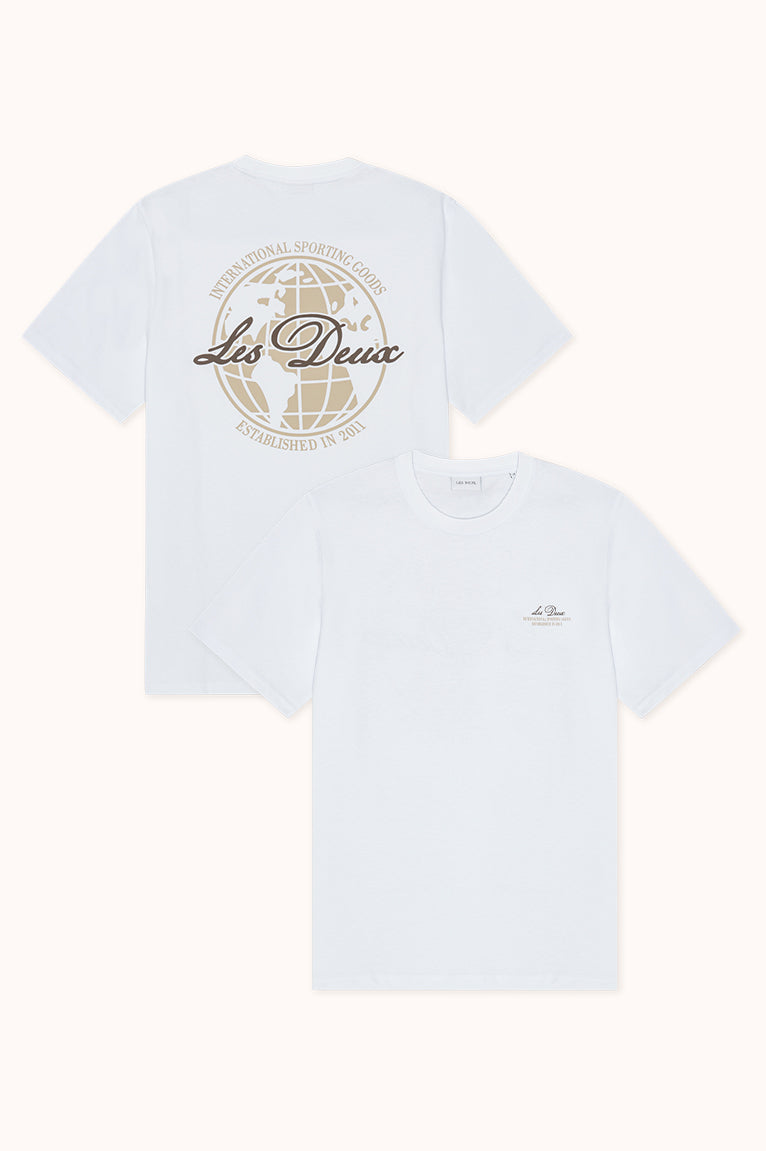 Ben Globe T-Shirt - Wit