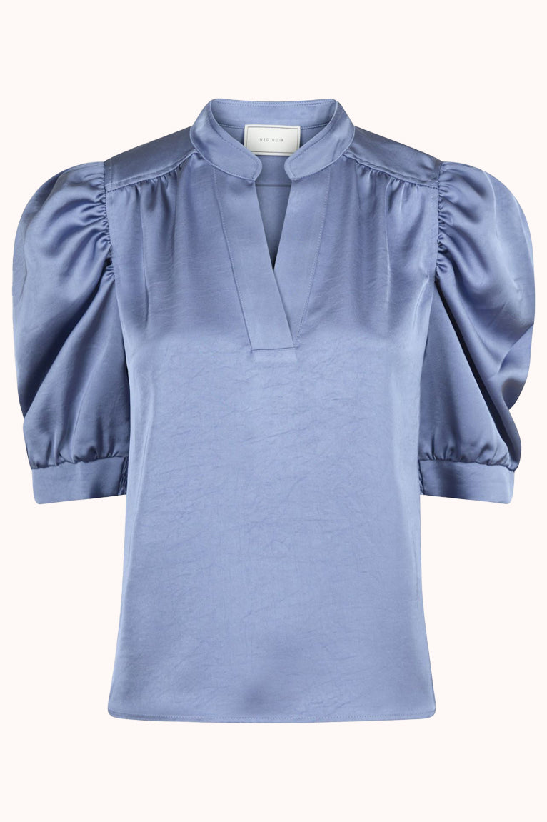 ROELLA HEAVY SATEEN BLOUSE