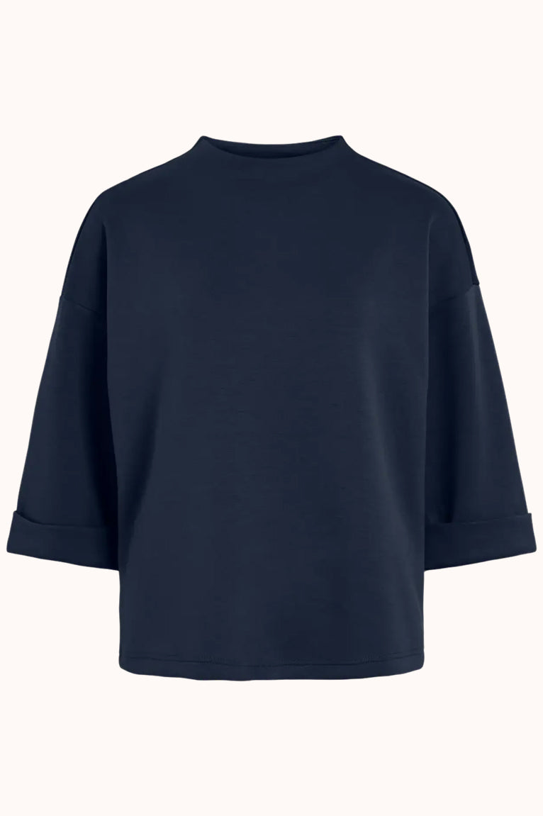 VISIFFI FUNNELNECK 3/4 SWEAT