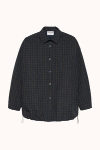 Light padded check jacket - Donker Blauw