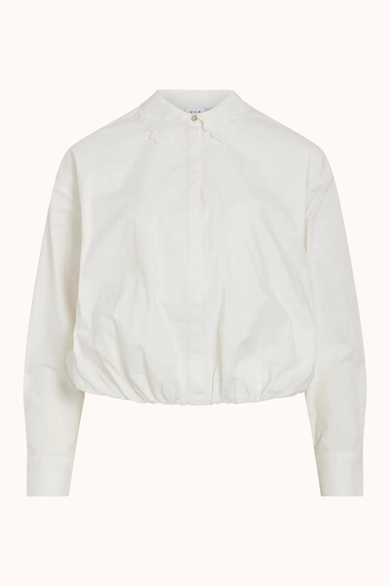 VIWAVYA L/S WAVY BALLOON SHIRT