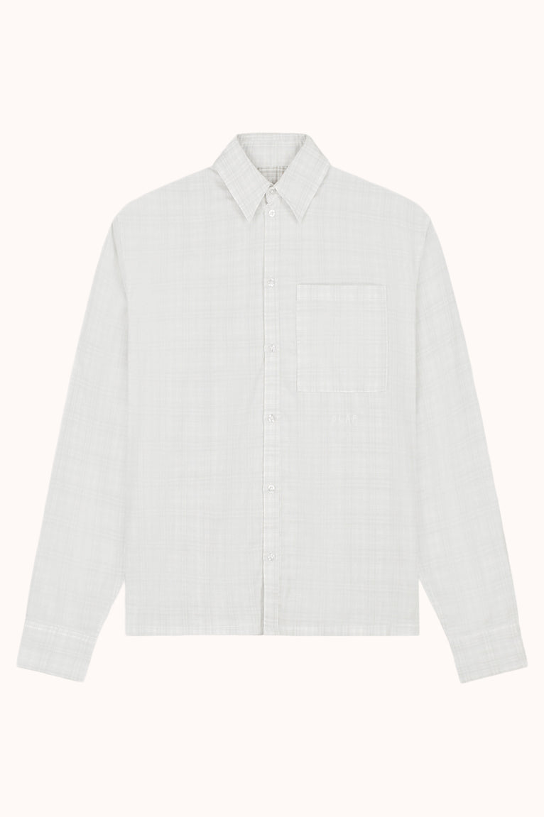 DOUBLE FACED CHECKED BOXY SHIRT