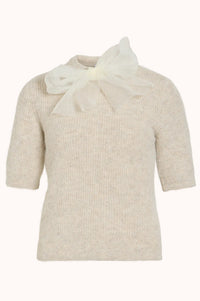 VIITZA O-NECK 2/4 BOW KNIT