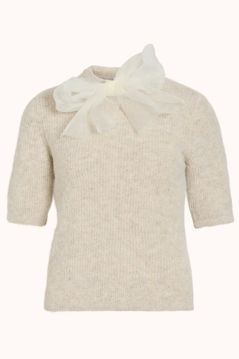 VIITZA O-NECK 2/4 BOW KNIT