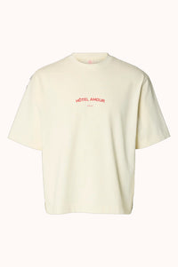 SLHBOXYLIAM SS O-NECK TEE HOTEL AMOUR