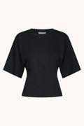 Asha Boxy Tee - Navy
