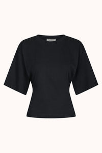 Asha Boxy Tee - Navy