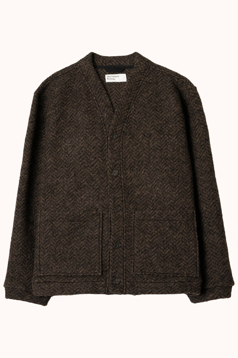 ADVANCE CARDIGAN BROWN